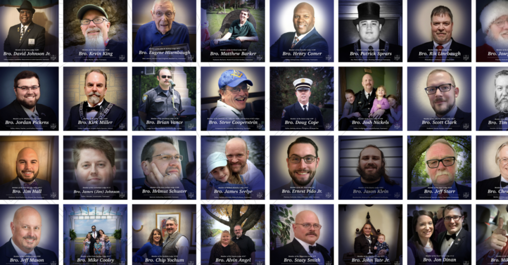 Members of Ohio Freemasonry. 